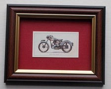 MOTOR CYCLE IMAGE FRAMED -