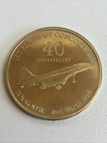 Concorde commemorative coin - concorde,