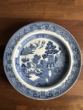 Antique Wedgewood Etruria Tea Plates 17.5cm - Willow Pattern