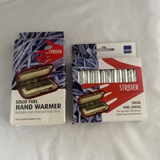 Strider Solid Fuel Pocket Hand Warmer Heater with 13 Fuel Sticks New Camping