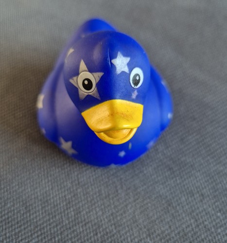 Blue star rubber duck - duck", a