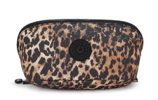 Kipling MIRKO M Large Toiletry Bag with Pockets - Wild Leopard RRP £44
