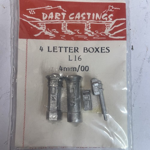 4mm dart castings white metal - dart,