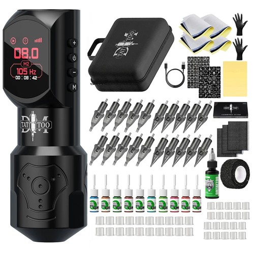 Wireless tattoo machine kit - tattoo,