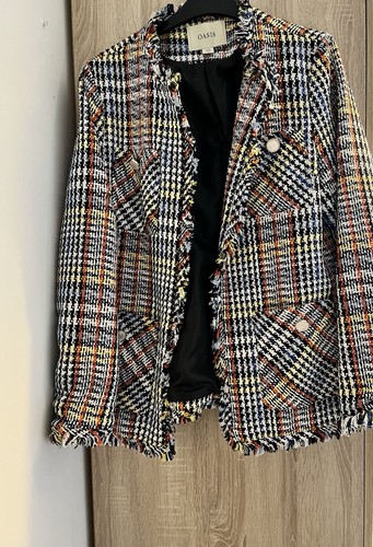 Oasis tweed blazer - tweed, size