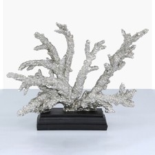 Silver & Black Sea Life Coral