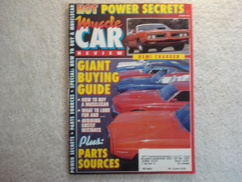 Muscle car review 1992 october - car,