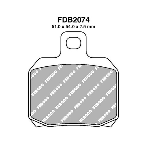 Pair brake pads - pair, ferodo