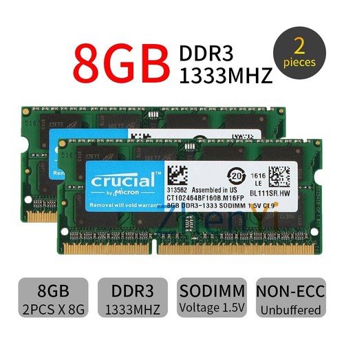 Crucial 16gb 8gb - crucial, 4gb