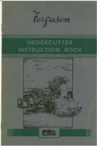 Ferguson hedgecutter operators - ferguson,