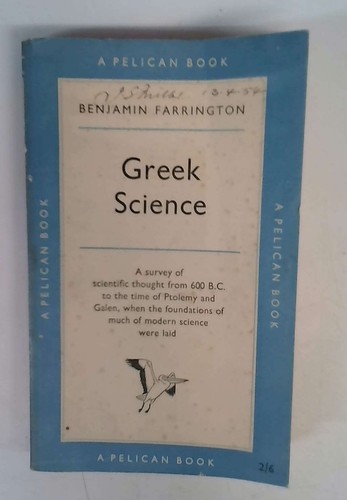 Greek science benjamin - science,