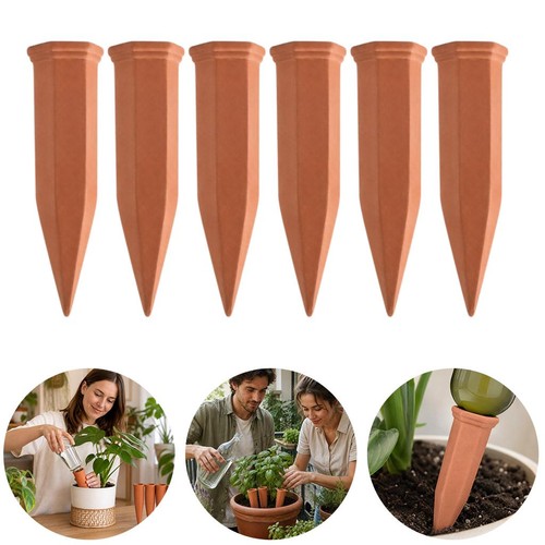 Terracotta watering spikes - 6,