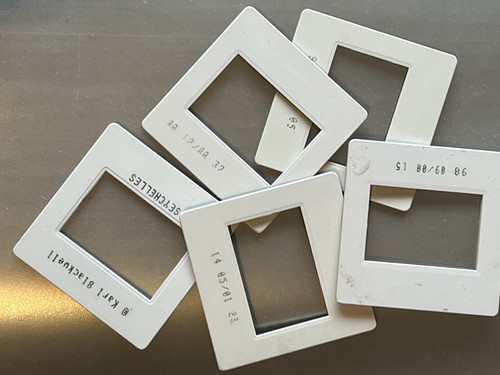 Plastic slide mounts - mounts., (35mm