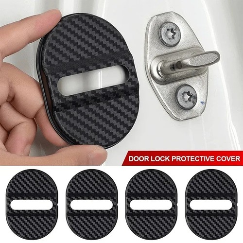 Carbon fibre car door lock - car,