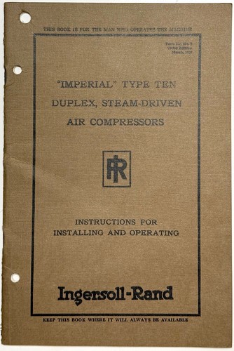 1927 ingersoll rand - rand, imperial
