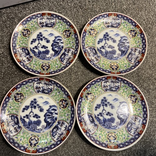 Japanese imari plates - japanese,