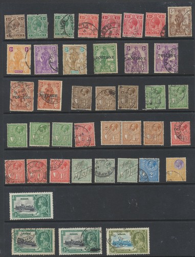 Malta stamps 1914 - malta, 1914-1935