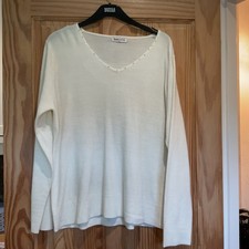 BON MARCHE LIGHT CREAM JUMPER