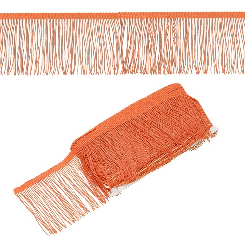 Orange fringe trim - orange,
