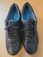 Footglove Trainer Style Leather Shoes Size 6 Black Good Condition 