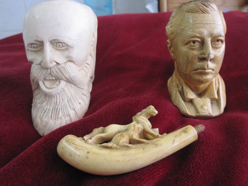 Meerschaum pipe bowls 3 - pipe, x