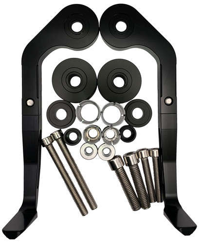 Black brake lever - , guards