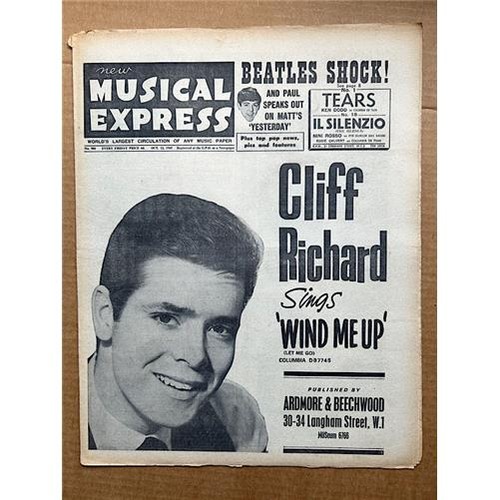 Cliff richard nme - cliff,