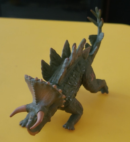 Green stegosaurus dinosaur - green,