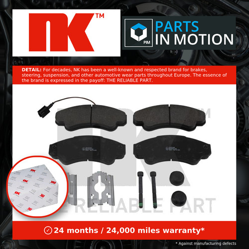 Brake pads set fits - brake,