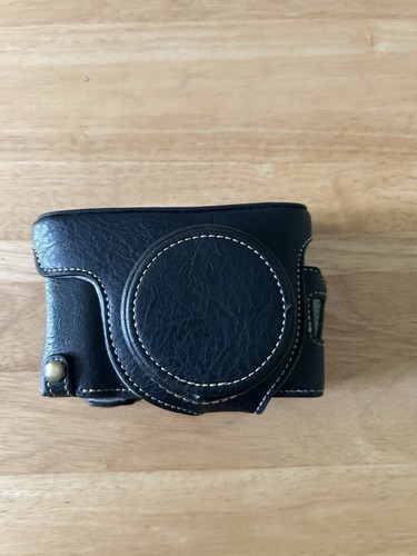 Leather camera bag - leather,