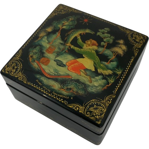 Vintage palekh russian - vintage,