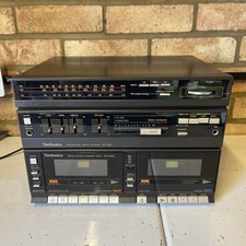 Technics SA-X20L FM/AM/LW Tuner Receiver Amp & RS-X40W Stereo Double Cassette