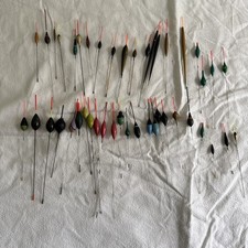 44 x Canal Floats For Fishing, Various Sizes, Good Condition, Used