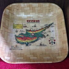 Vintage Cyprus Woven Bamboo