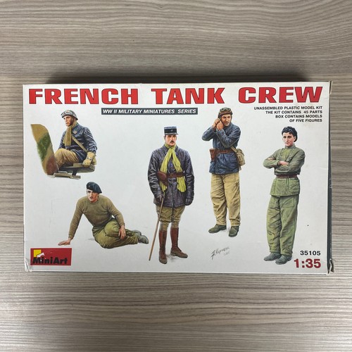 French tank crew set wwii - 1:35,