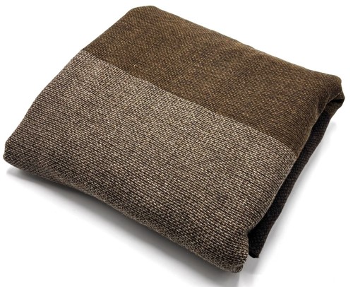 Brown basket weave wool - weave,