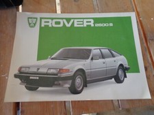 M9535 XX - ROVER 2600 S S SD1 BROCHURE LEAFLET
