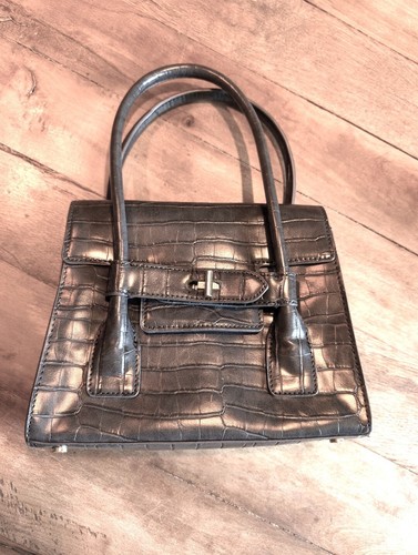 Zara charcoal grey handbag - charcoal,