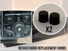 MERCEDES BENZ BECKER RADIO STEREO CD PLAYER Replacement knob Button X2