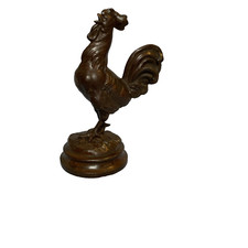Marcel Debut bronze, original, Marcel Debut (French, 1865-1933), bronze Cockerel