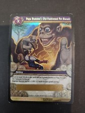 WoW Legendary UNSCRATCHED LOOT PAPA HUMMEL'S OLD-FASHIONED PET BISCUIT -Betrayer