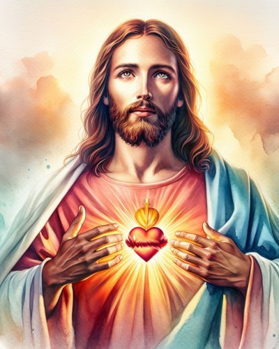 The sacred heart jesus - the,
