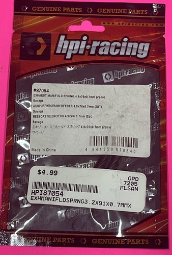 Hpi racing exhaust - hpi,