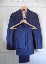 boys NEXT BLUE CHALK STRIPE