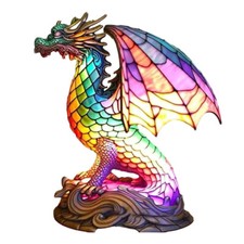 Retro Stained Glass Animal