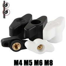 Plastic Wing Knobs Through/Blind Hole T Knobs Hand Nuts Copper Core Thumb Screws
