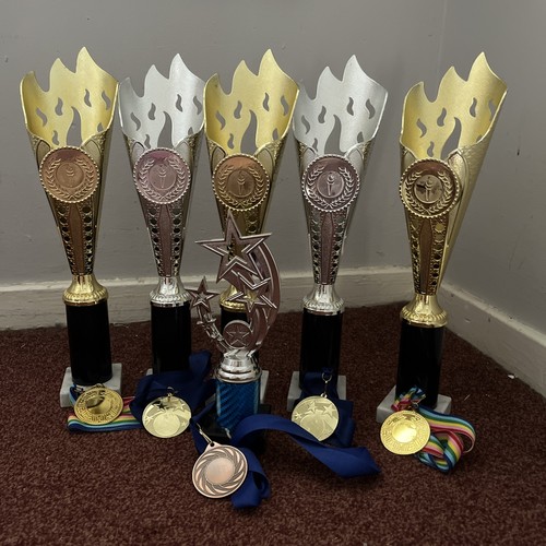 Flame sports cup trophy - cup, x3