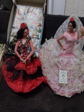 Vintage Marin  Chiclana Spanish Flamenco Dolls  Boxed