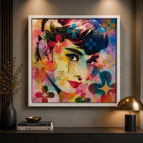 Audrey hepburn original mixed - hepburn,
