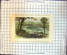 Old Print Distant View Perth